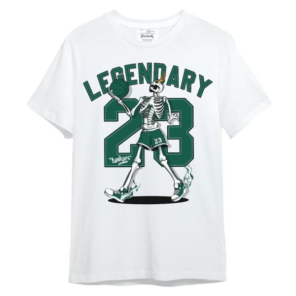 Oxidized Green 4s Shirt, 23 Skeleton G.O.A.T Unisex Shirt Matching Jordan Shirt Jezsport.com