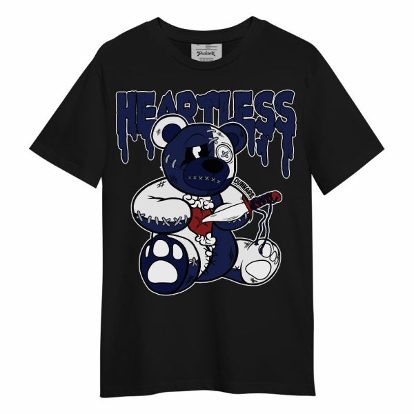 Midnight Navy 11s Shirt - Heartless Bear Unisex Shirt Matching Jordan Shirt Jezsport.com