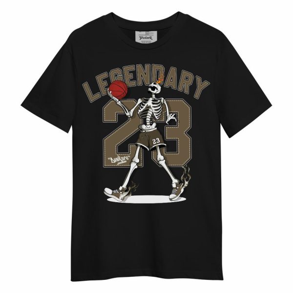 Olive 9s Shirt, 23 Skeleton G.O.A.T Unisex Shirt Jezsport.com