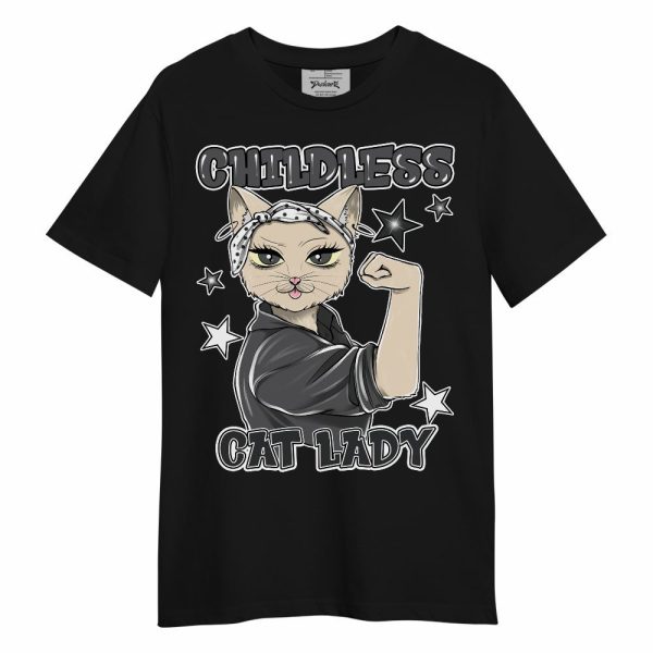 White Thunder 4s Shirt - Childless Kat Lady Unisex Shirt Jezsport.com