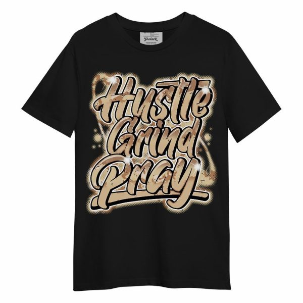 Desert Camo 3s Shirt - Hustles And Prayer Graphic Unisex Shirt Matching Jordan Shirt Jezsport.com