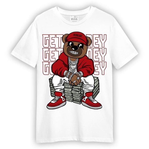 Red Taxi 12s Shirt - Get Money Bear Shirt Unisex Matching Jordan Shirt Jezsport.com