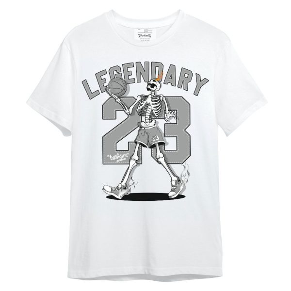 Black Wolf Grey 12s Shirt, 23 Skeleton G.O.A.T Unisex Shirt Matching Jordan Shirt Jezsport.com