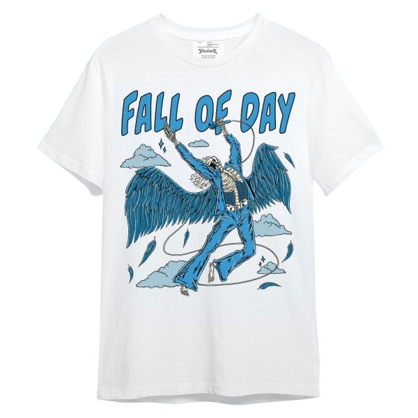 Powder Blue 9s Shirt - Fall Of Days Skeleton Unisex Shirt Matching Jordan Shirt Jezsport.com