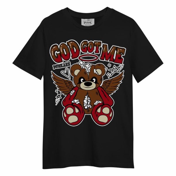 Archaeo Brown 5s Shirt - Gods Guides Me Bear Unisex Shirt Matching Jordan Shirt Jezsport.com