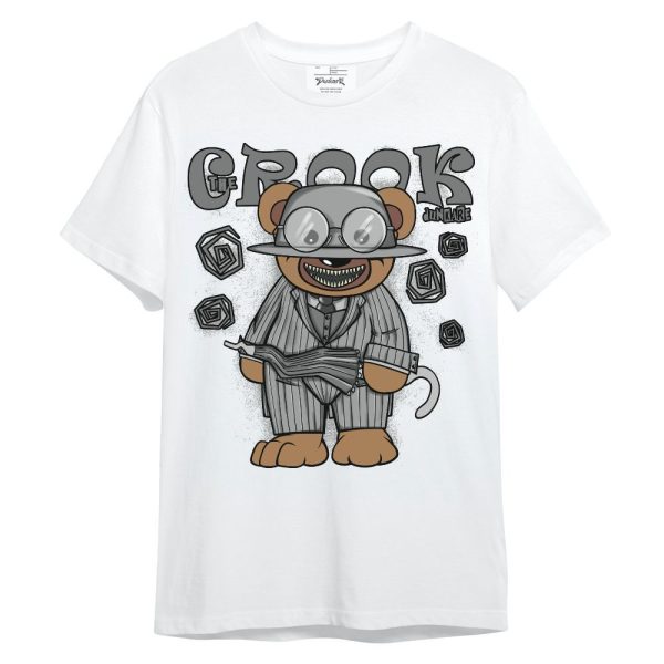 Black Wolf Grey 12s Shirt - Swindler Bear Unisex Shirt Matching Jordan Shirt Jezsport.com