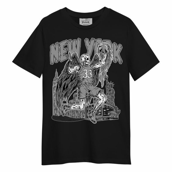 Black Wolf Grey 12s Shirt - Ewing Era Skeleton Unisex Shirt Matching Jordan Shirt Jezsport.com