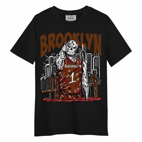 Archaeo Brown 5s Shirt - Brooklyn's Skeleton Unisex Shirt Matching Jordan Shirt Jezsport.com