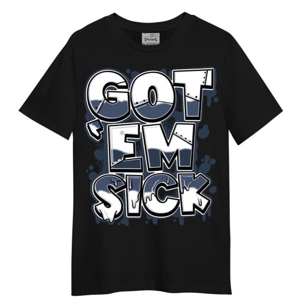 Low Diffused Blue 11s Shirt - Gotten 'Em Sick Graphic Shirt Unisex Jezsport.com