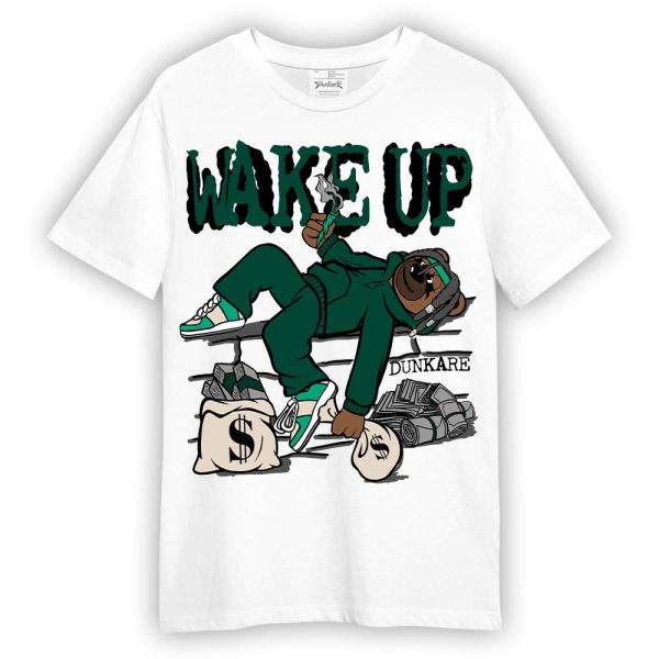 Oxidized Green 4s Shirt - Wakeup Bear Shirt Unisex Matching Jordan Shirt Jezsport.com