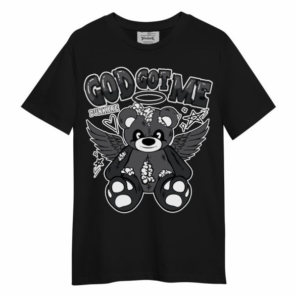 White Thunder 4s Shirt - Gods Guides Me Bear Unisex Shirt Jezsport.com