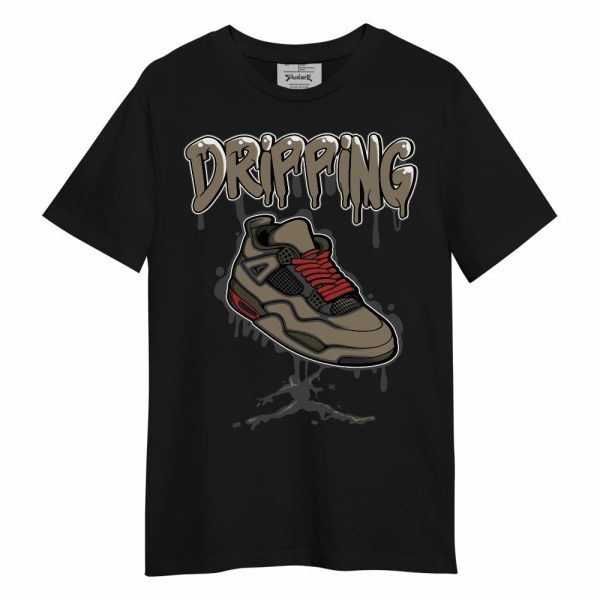 Olive 9s Shirt - Dripping Shoe 4S Graphic Unisex Shirt Jezsport.com