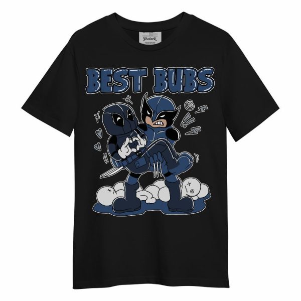 Midnight Navy 4s Shirt - Bubs Cartoon Unisex Shirt Matching Jordan Shirt Jezsport.com