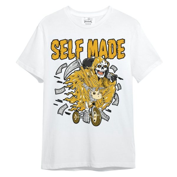 Vivid Sulfur 4s Shirt - Self Make Skeleton Unisex Shirt Matching Jordan Shirt Jezsport.com