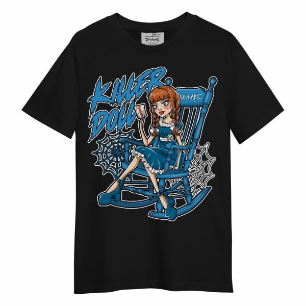 Powder Blue 9s Shirt - Killer Doll-A Halloween Unisex Shirt Jezsport.com