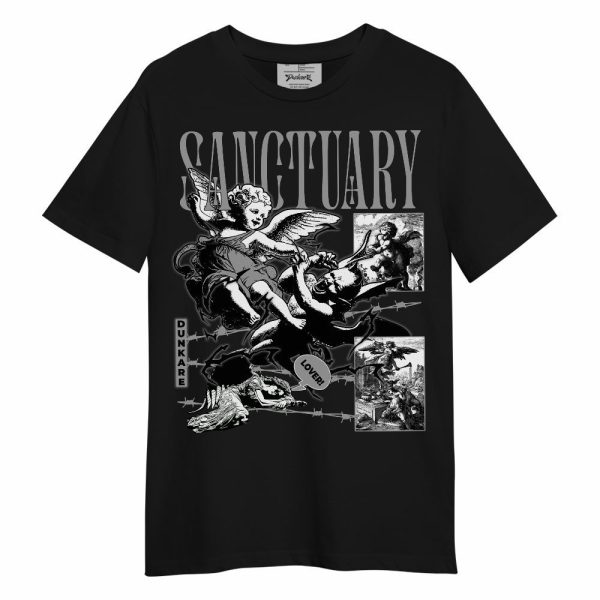 Black Wolf Grey 12s Shirt, Sanctuary Lover Unisex Shirt Matching Jordan Shirt Jezsport.com