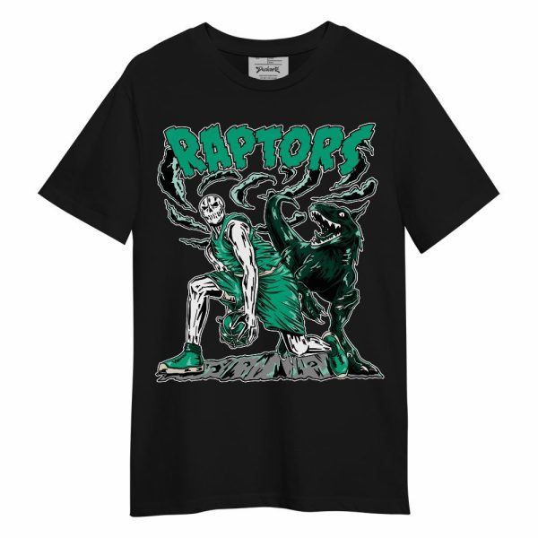 Oxidized Green 4s Shirt - Raptors Skeleton Unisex Shirt Matching Jordan Shirt Jezsport.com