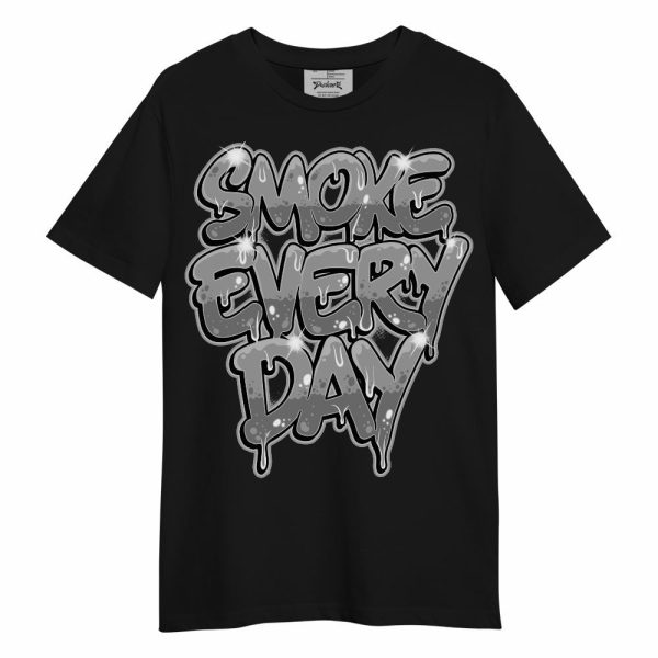 Black Wolf Grey 12s Shirt - Smokes Every Day Graphic Unisex Shirt Matching Jordan Shirt Jezsport.com