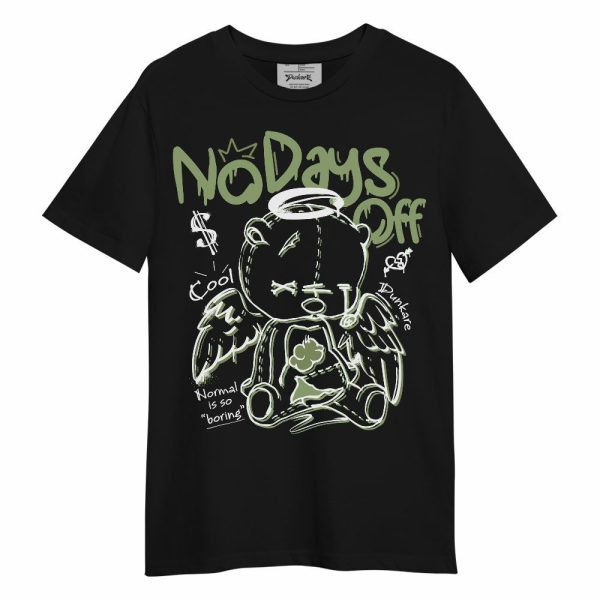 Oil Green 4s Shirt, No Days Off Unisex Shirt Jezsport.com