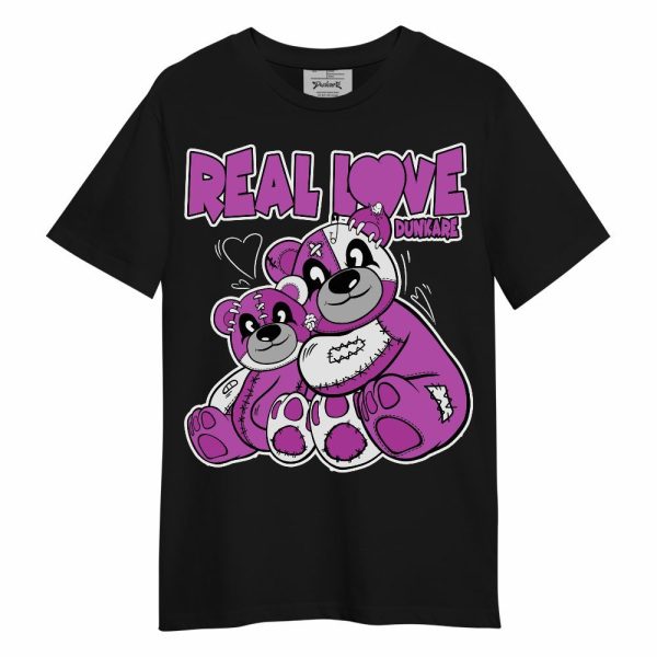 Hyper Violet 4s Shirt - Sincere Fondness Bear Unisex Shirt Matching Jordan Shirt Jezsport.com