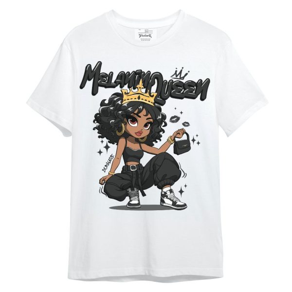 White Thunder 4s Shirt, Melanin Queen Pretty Unisex Shirt Jezsport.com