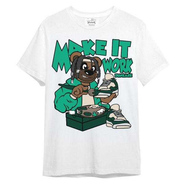 Oxidized Green 4s Shirt - Pull It Off Bear Unisex Shirt Matching Jordan Shirt Jezsport.com