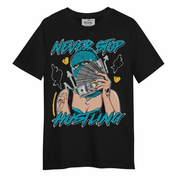 Retro Aqua 5s Shirt - Hustling Unique Unisex Shirt Jezsport.com