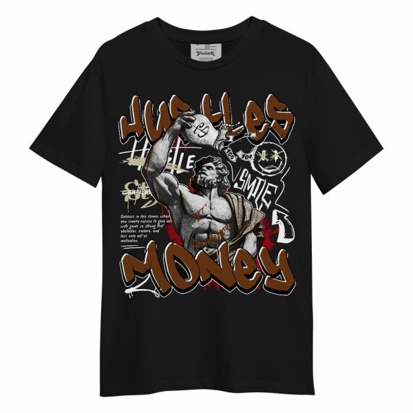 Archaeo Brown 5s Shirt, Graphic Hustle Money Unisex Shirt Matching Jordan Shirt Jezsport.com