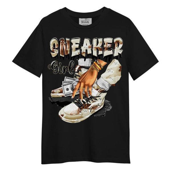 Desert Camo 3s Shirt, SNEAKER Girl Money Drip Unisex Shirt Matching Jordan Shirt Jezsport.com