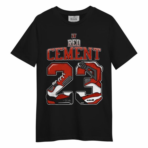 Cement 4s Shirt, Number 23 4s Unisex Shirt Matching Jordan Shirt Jezsport.com