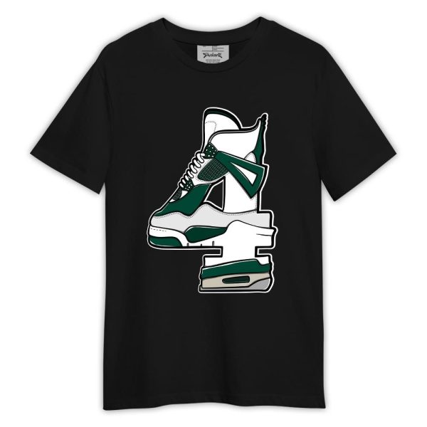 Oxidized Green 4s Shirt, Number 4s Shirt Outfit Matching Jordan Shirt Jezsport.com