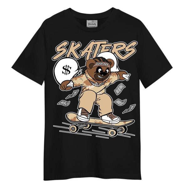 Desert Camo 3s Shirt - Skaters Bear Shirt Unisex Matching Jordan Shirt Jezsport.com