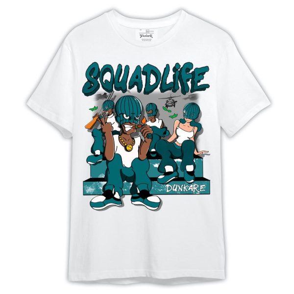 Oxidized Green 4s Shirt, Squad Life Shirt Outfit 0605 LGH Matching Jordan Shirt Jezsport.com