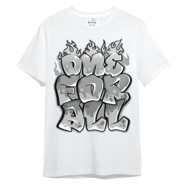 Black Wolf Grey 12s Shirt - Ones For All Graphic Unisex Shirt Matching Jordan Shirt Jezsport.com