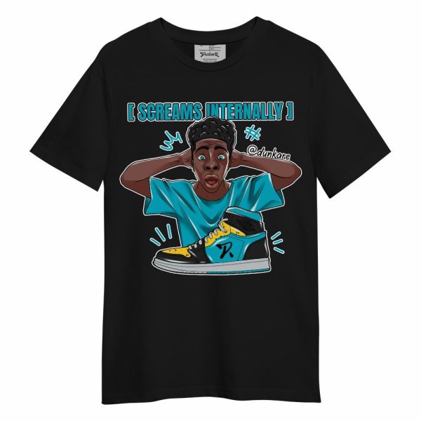 Retro Aqua 5s Shirt - Scream Internally Unisex Shirt Jezsport.com