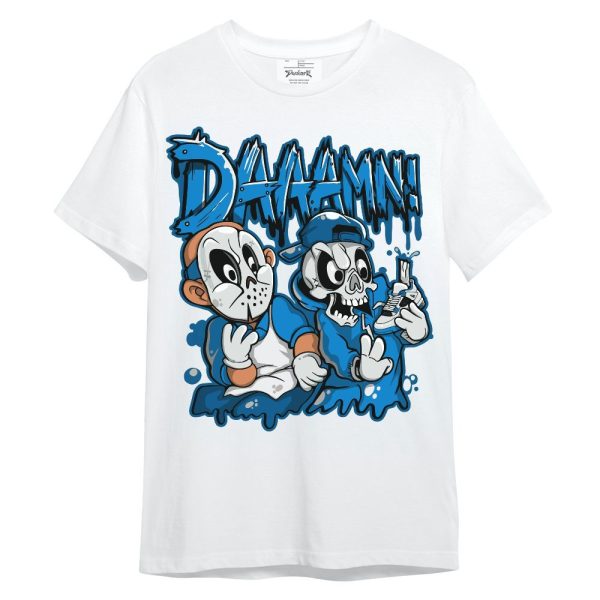 Industrial Blue 4s Shirt - Damn Shoe Graphic Unisex Shirt Matching Jordan Shirt Jezsport.com