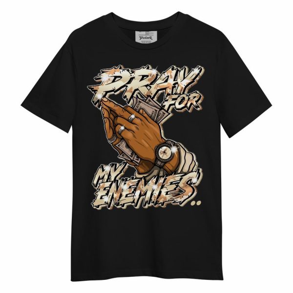 Desert Camo 3s Shirt - Prayed For Enemies Graphic Unisex Shirt Matching Jordan Shirt Jezsport.com