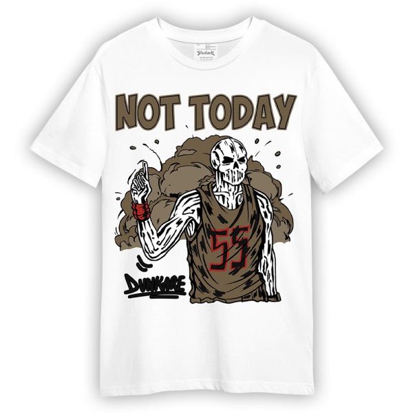 Olive 9s Shirt - Not Today Skeleton Shirt Unisex Jezsport.com