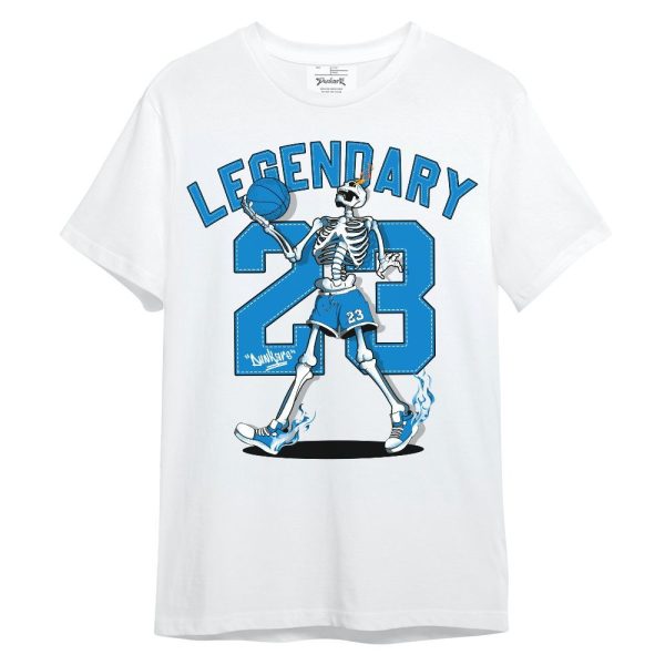 Industrial Blue 4s Shirt, 23 Skeleton G.O.A.T Military Blue 4s Outfit Unisex Shirt Matching Jordan Shirt Jezsport.com