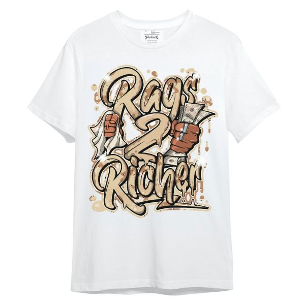 Desert Camo 3s Shirt - Rag 2 Rich Graphic Unisex Shirt Matching Jordan Shirt Jezsport.com