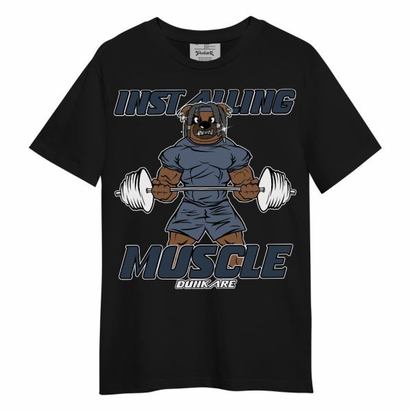 Low Diffused Blue 11s Shirt - Installing Muscle Bear Unisex Shirt Matching Jordan Shirt Jezsport.com