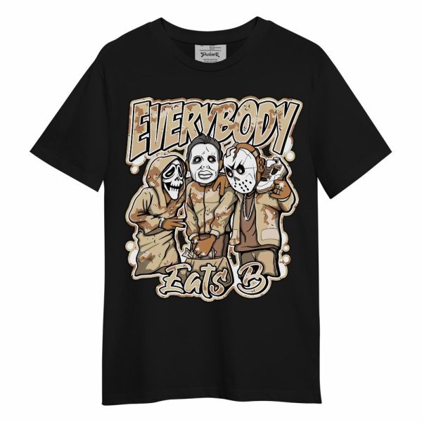 Desert Camo 3s Shirt - Everybody Eatin Bro Graphic Unisex Shirt Matching Jordan Shirt Jezsport.com