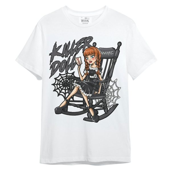 White Thunder 4s Shirt - Killer Doll-A Halloween Unisex Shirt Jezsport.com