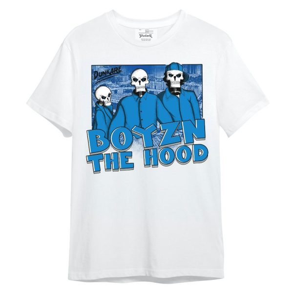 Industrial Blue 4s Shirt, Boyz N The Hood Skeleton Military Blue 4s Outfit Unisex Shirt Matching Jordan Shirt Jezsport.com