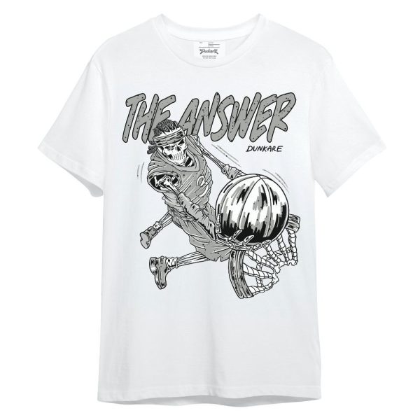 Retro White Oreo 4s Shirt - The Answer Skeleton Unisex Shirt Matching Jordan Shirt Jezsport.com