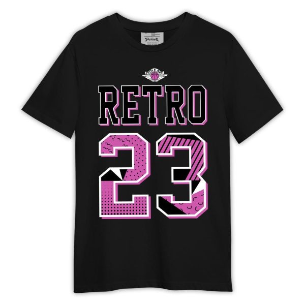 Hyper Violet 4s Shirt, Retro 23 G.O.A.T Shirt Outfit 185 LTRP Matching Jordan Shirt Jezsport.com