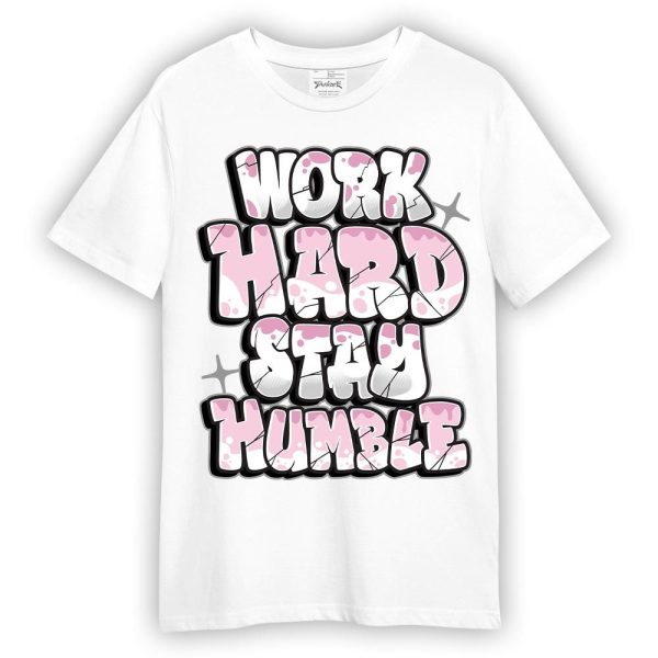 Orchid 4s Shirt - Working Hard And Humble Graphic Shirt Unisex Matching Jordan Shirt Jezsport.com