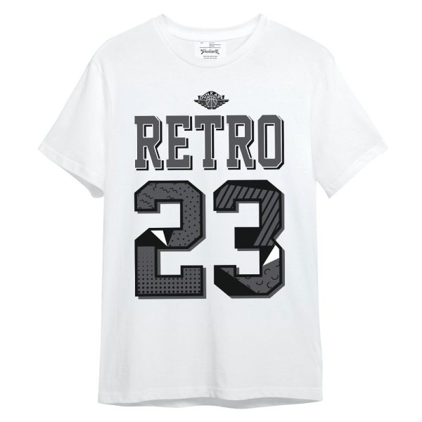 White Thunder 4s Shirt, Retro 23 G.O.A.T Unisex Shirt Matching Jordan Shirt Jezsport.com