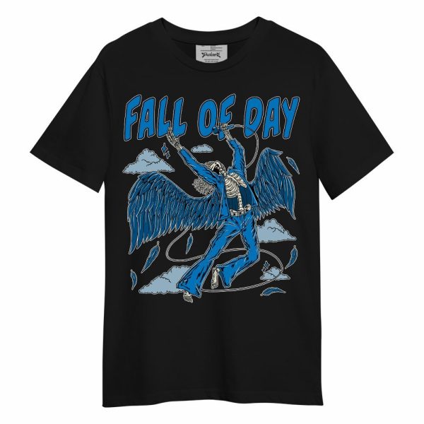 Industrial Blue 4s Shirt - Fall Of Days Skeleton Unisex Shirt Matching Jordan Shirt Jezsport.com