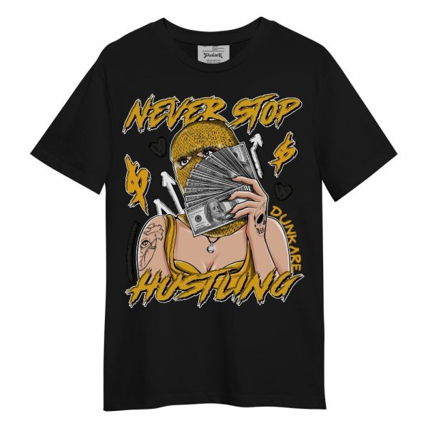 Vivid Sulfur 4s Shirt - Hustling Unque Unisex Shirt Matching Jordan Shirt Jezsport.com